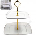 Шарм Фруктовница 2х ярусная 17х17/22х22см, п/у (12)