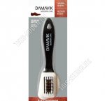 Щетка д/обуви 4-х сторон,замши и нубука,дерев.ручка, блистер Damavik (12)