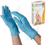 Перчатки НИТРОВИНИЛОВЫЕ (голубой) н-р 100шт,р-р XL (20)