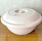 Таз с крышк  6л (d32 h15см) пепел.роза (100)