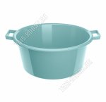 Таз кругл 13л, серо-голуб (d40 h18см) (15)