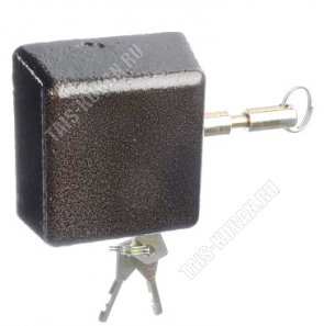 ЕРМАК Замок навесной 90мм,чугун,закален.дужка,тип ключа