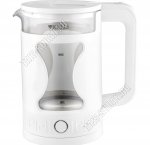 Чайник стекло 1,7л 2200Вт диск,белый (6) 