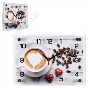 Часы (стекло/ДВП) (35х25см ) 