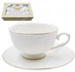 Пломбир Чай-12пр 210мл (чашка-бутон/блюдце-овал) п/у (8)