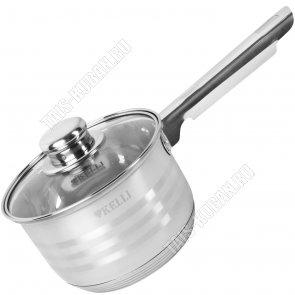 Ковш 1,9л d16см с крышкой (9) 