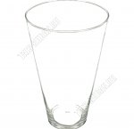 Ваза для цветов EVIS (ф.конус) h29 d18,5см 