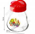 Банка 2-х стор.пласт.крышка 0,26л 