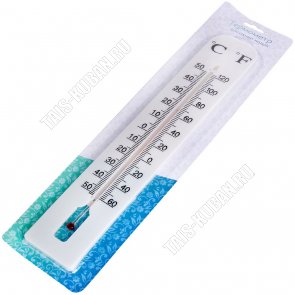 Термометр уличный ФАСАДНЫЙ п/гвоздь (L40х7см) пластик,блистер (100) 