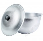 Казан конический 8,0л d28 h17см с металлической крышкой (10)