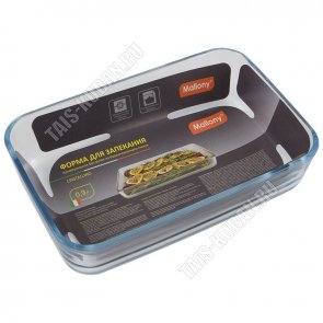 Форма д/запекания, прямоуг 0,9л б/крыш (20,5х13,5 h5см) 