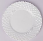 White Тарелка плоская d19,5см, рельеф 
