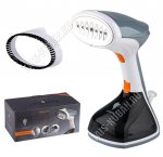 Отпариватель ручной д/одежды 1500Вт д/воды 200мл,2реж.пара, бело-серый (8)