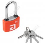 АЛЛЮР Замок навесной, 6х4,5х3см, d6мм, красный, ВС1Ч-364ПД (6)