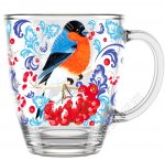 Снегири на рябине Кружка б/уп 350мл (16)