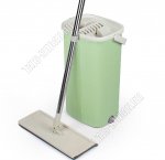 VERDE Magic Комплект Ведро 9л (д/отжима 4л) оливка,сливной клапан +Швабра (18)