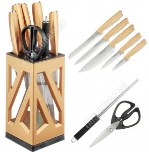 Набор ножей 8предметов на вращающейся подставке 