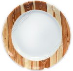 ъ Тарелка плоская d20см FOREST/Дерево б/уп, Добруш