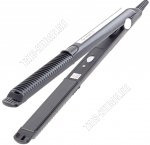 Выпрямитель д/волос, алюмин 40Вт пласт.22х100мм,макс.t220°,черн (24)