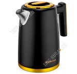 Чайник нерж. 1,7л 2200Вт диск,черн.матов/золото (8)