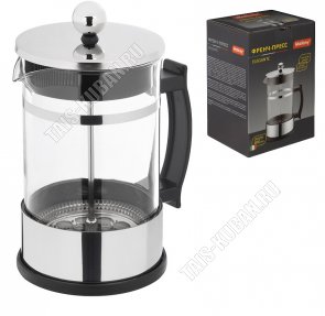 Френч-пресс (стекло+нерж) 