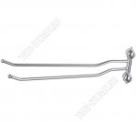 Вешалка д/полотенец, 2-ная L38х10см (48)