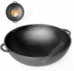 Сковорода-ВОК 5,0л d30см с двумя ручками (2)