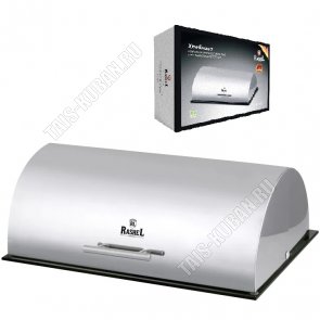 Хлебница с крышкой 39х29 h15см,нержавеющая сталь (4) 