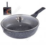 Сотейник d26 h6,5см с дополнительной ручкой,крышкой и съёмной бакелитовой ручкой ручкой (6)