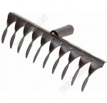 Грабли витые без черенка 10-ти зуб, порошковый окрас  (10)