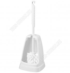 ЕрЕрш+подставка WC квадр, светл.серый (8) 