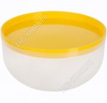 Контейнер желтый/прозр, кругл 1,7л (d18 h8.5см) (28)