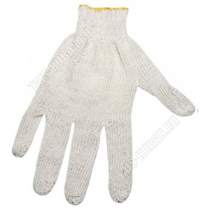 Перчатки  ХБ 7класс 3 нити рабочие, бел.