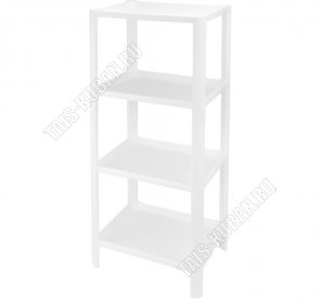 Этажерка 4-х яр (34х28 h75см) белый (3) 