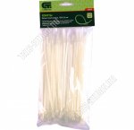 Хомуты плас. белые 180х3,6мм (100шт/уп) 