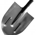 Лопата б/ч штыковая (нерж), ребра жестк, толщ.1,2мм (10)