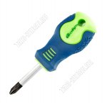 Отвертка крест. PH2х 38мм, CrV, 2-хкомпон.рукоятка 