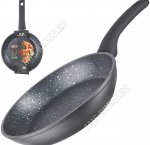 Atik Сковорода d22 h4,5см,черн.матовый/серебро (6)