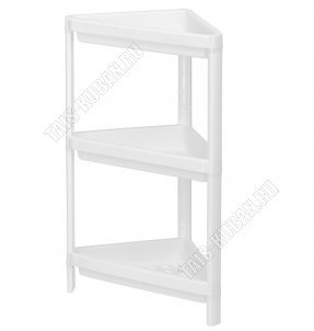 Этажерка 3-х яр (44х33,5 h71см) углов, белый (4) 