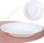 Белая Тарелка глубокая d22,5см, ф.