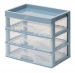 Органайзер д/мелочей 3 ящика, +1 секция (26х18 h22,5см) (4)