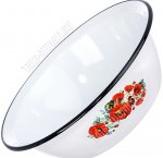 Маки мечта бел Миска 3,5л d28см (12)