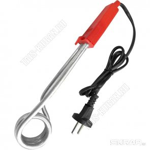 Электрокипятильник 1,2кВт,ТЭН алюмин,L14см , HomeStar (100) 