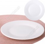 Белье Тарелка плоская d20см с полями, б/уп (60)