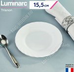TRIANON WHITE Тарелка плоская d15,5см б/уп (36) Франция
