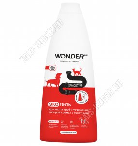 Гель для прочистки труб от засоров 1,1л 