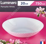 PAMPILLE WHITE Тарелка глубокая d20см 750мл (24) Франция